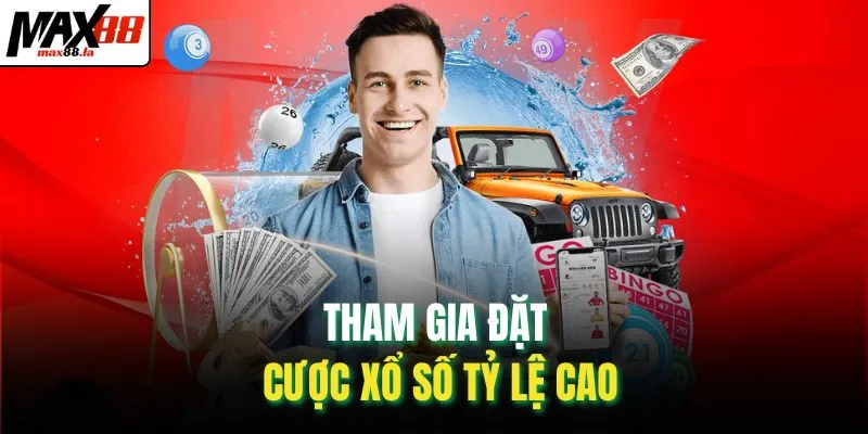 Tham gia đặt cược xổ số tỷ lệ cao